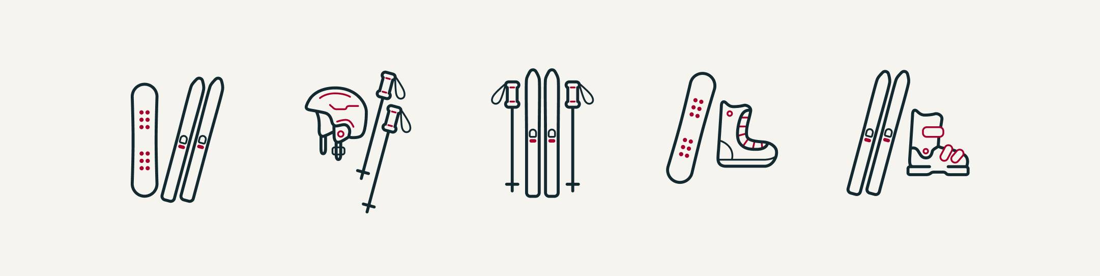 5 rental icons