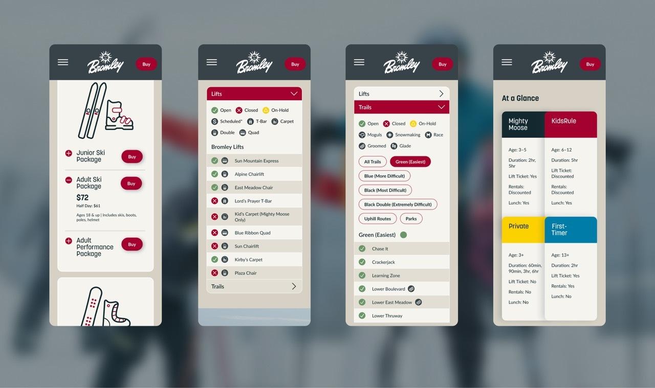 6 mobile pieces mockup