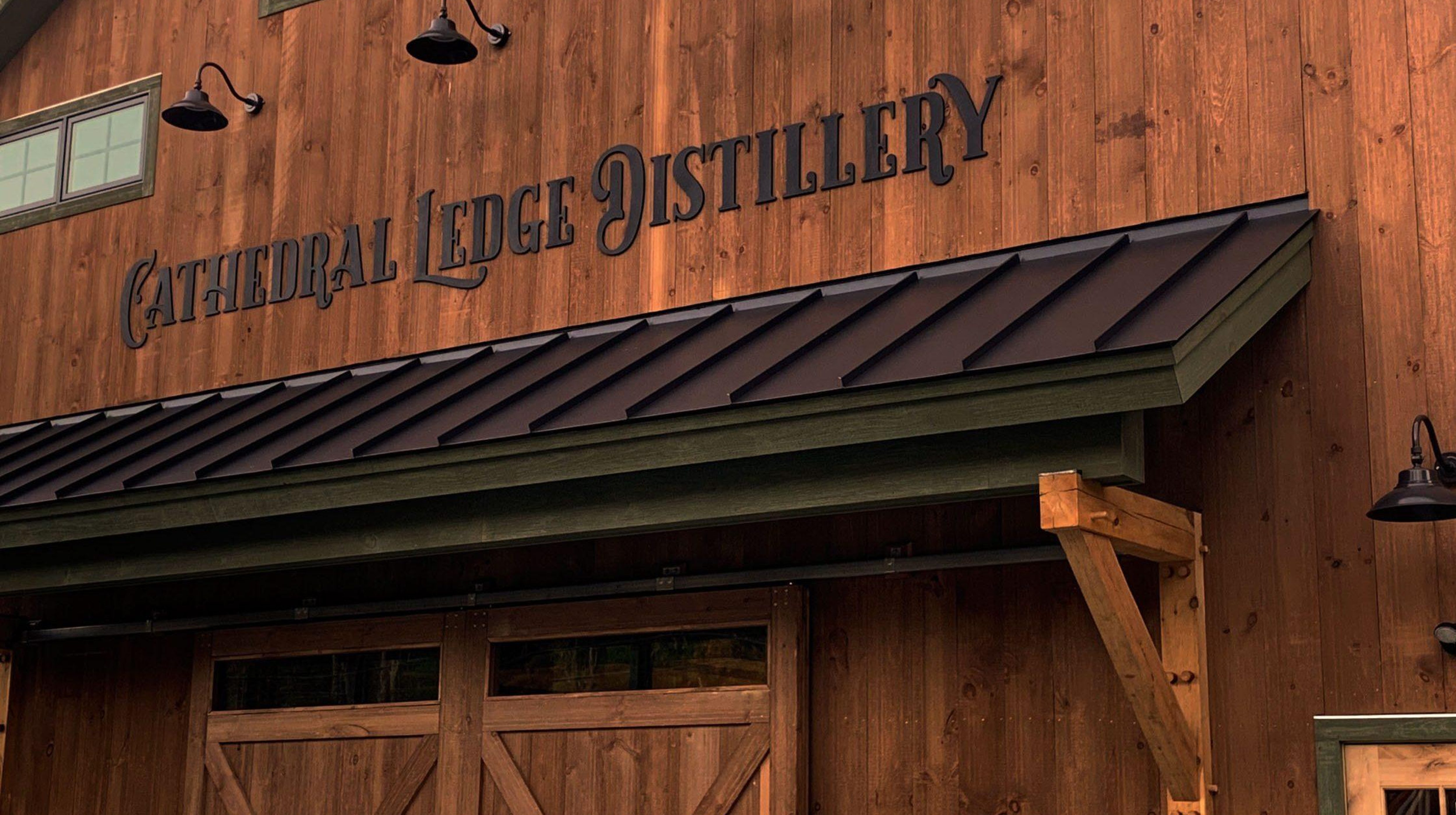 Barn Finished Exterior of Cathedral Ledge Distillery