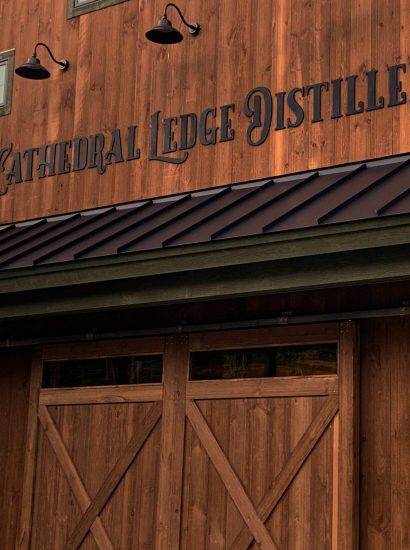 Barn Finished Exterior of Cathedral Ledge Distillery